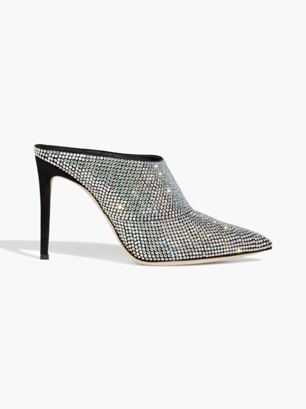 Giuseppe Zanotti Multicolor Crystal Embellished Pointed Mule